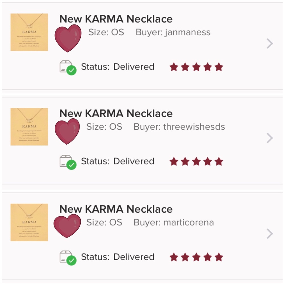 ♡ KARMA Necklace - Picture 6 of 8